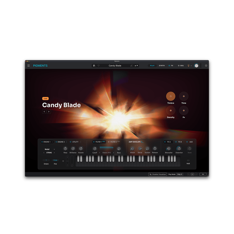 Arturia / Pigments 7 =サウンド‧デザイン‧シンセサイザー=【★イントロセール！期間:〜2026年1⽉6⽇18:00まで！！★】