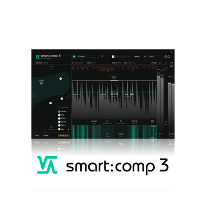 SONIBLE / smart:comp 3【★サウンドを自動解析し、最適なコンプレッションを適用する次世代のコンプレッサー！★】【★ミックスを助けるsonibleの人気プラグイン・エフェクトがセール中！期間:~2026年1月12日(月)まで！！★】