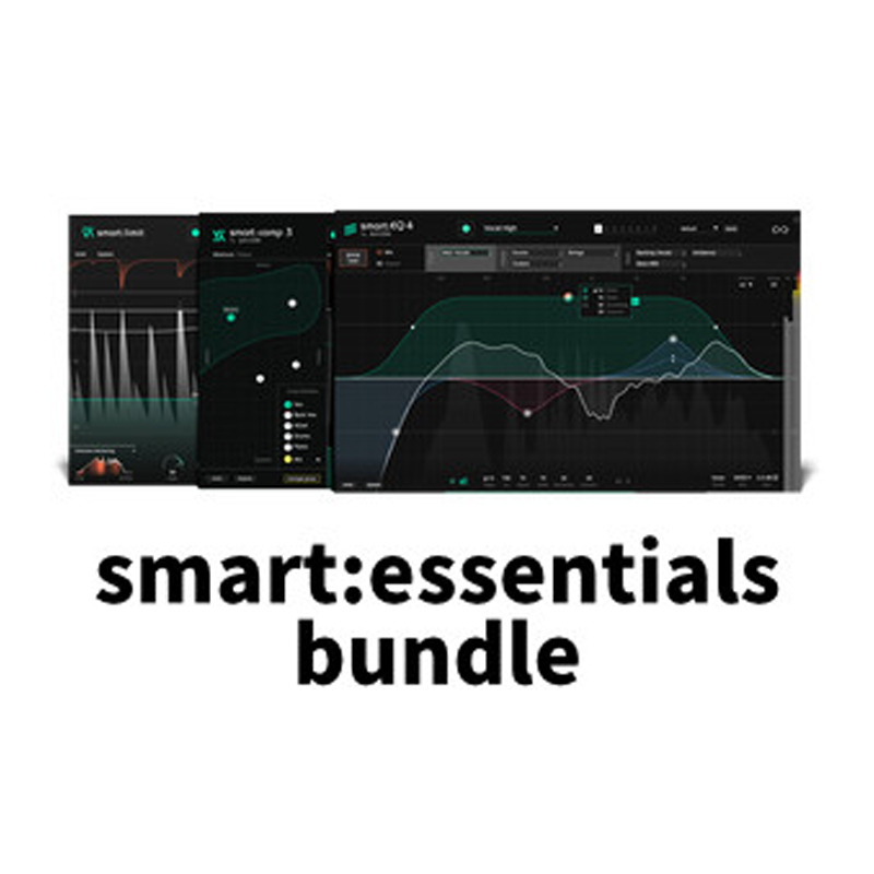 SONIBLE / SMART:ESSENTIALS BUNDLE【★「SMART」シリーズの人気3製品を収録したエントリーバンドル！★】【★ミックスを助けるsonibleの人気プラグイン・エフェクトがセール中！期間:~2026年1月12日(月)まで！！★】
